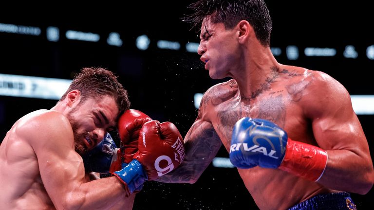Gervonta Davis knocks out Ryan Garcia in seventh round – as it
