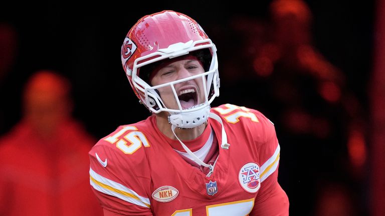 Kansas City Chiefs quarterback Patrick Mahomes 