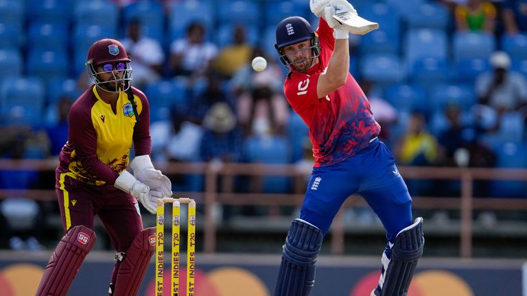 England&#39;s Phil Salt shared an opening stand worth 115-runs with captain Jos Buttler