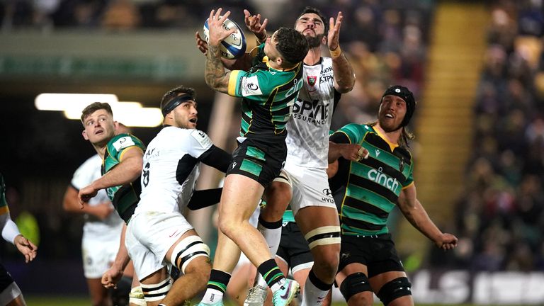 Northampton made it two wins from two in a rollercoaster match against Toulon