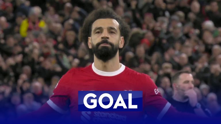 Salah scores for Liverpool against Arsenal