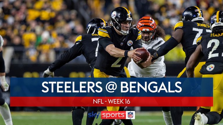 Highlights of the Cincinnati Bengals against the Pittsburgh Steelers in Week 15 of the NFL season