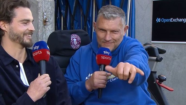 Sky Sports' Barrie McDermott stole the show in May with his response to seeing a bull escape onto the Catalans Dragons pitch!