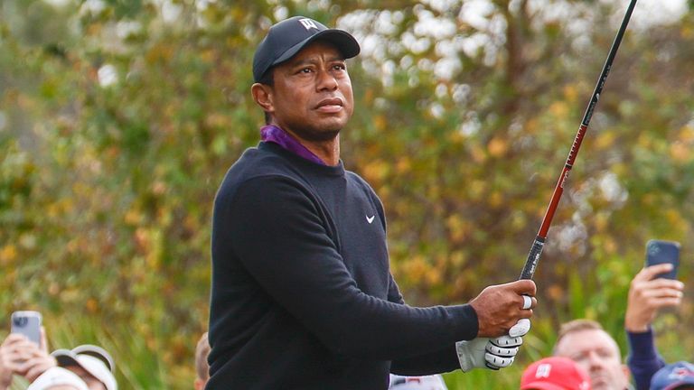 Woods hopes to play once per month in 2024 following his recovery from ankle surgery