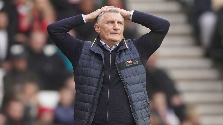 Tony Mowbray has left Sunderland after 15 months in charge