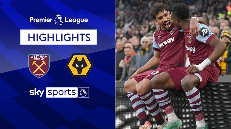 West Ham 3-0 Wolves, Premier League highlights, Video