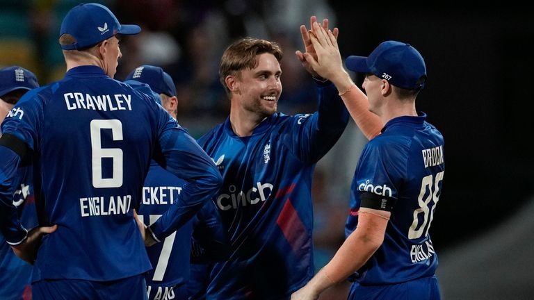 England's Will Jacks took three wickets in the ODI series-decider on Saturday