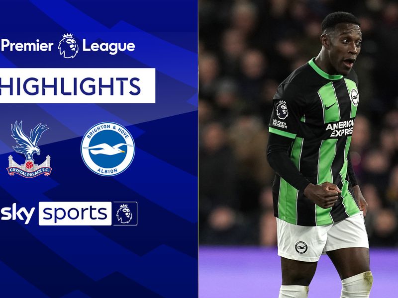 Crystal Palace 1-1 Brighton: Danny Welbeck heads in late equaliser to  rescue point for Roberto De Zerbi's side, Football News