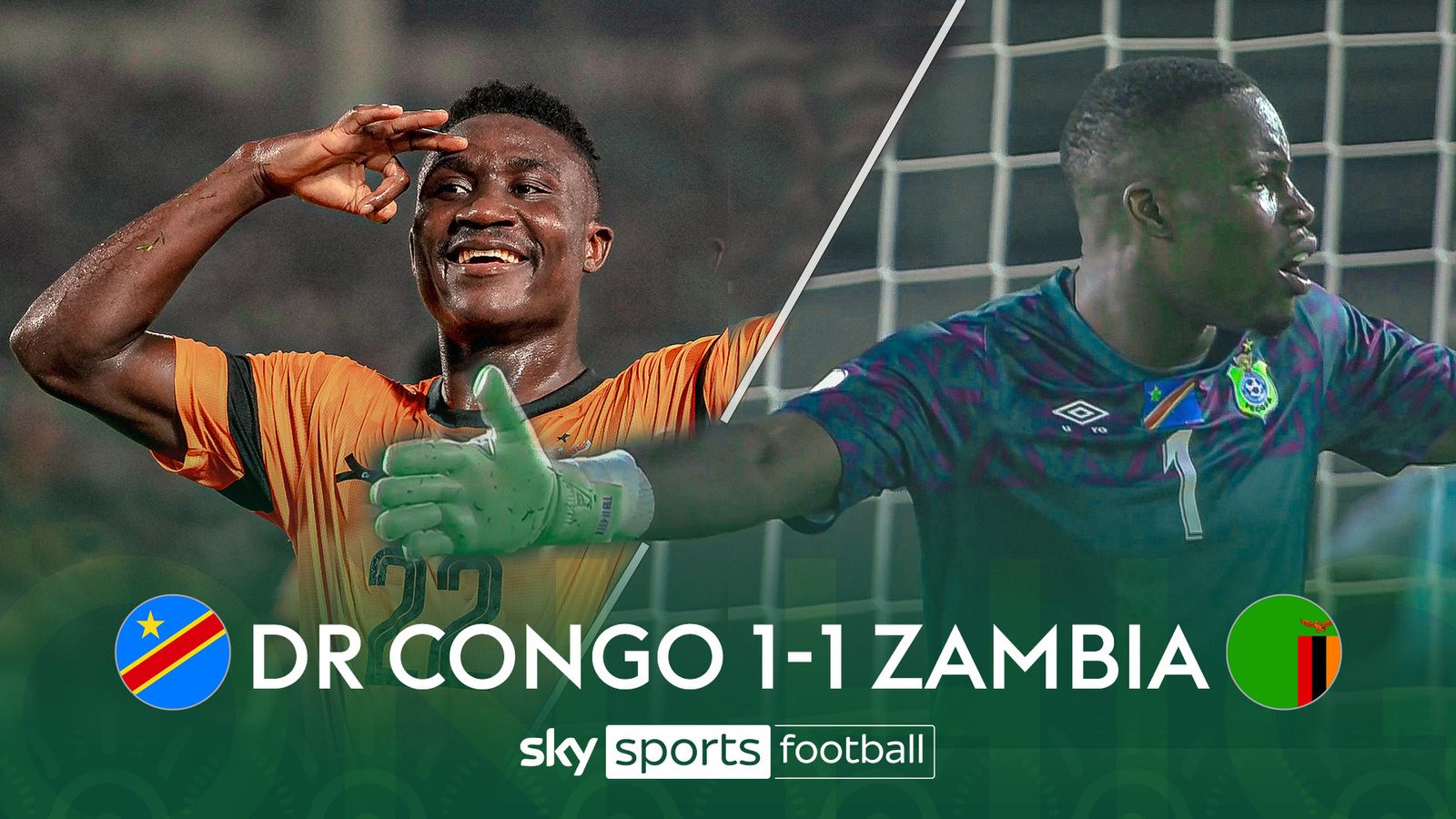 DR Congo 1-1 Zambia | AFCON highlights | Football News | Sky Sports