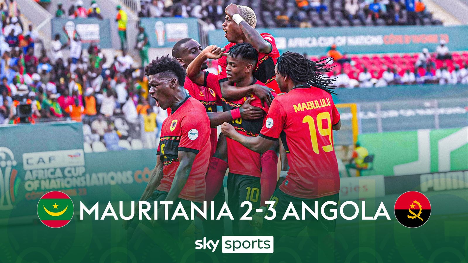 Mauritania 2-3 Angola | AFCON Highlights | Football News | Sky Sports