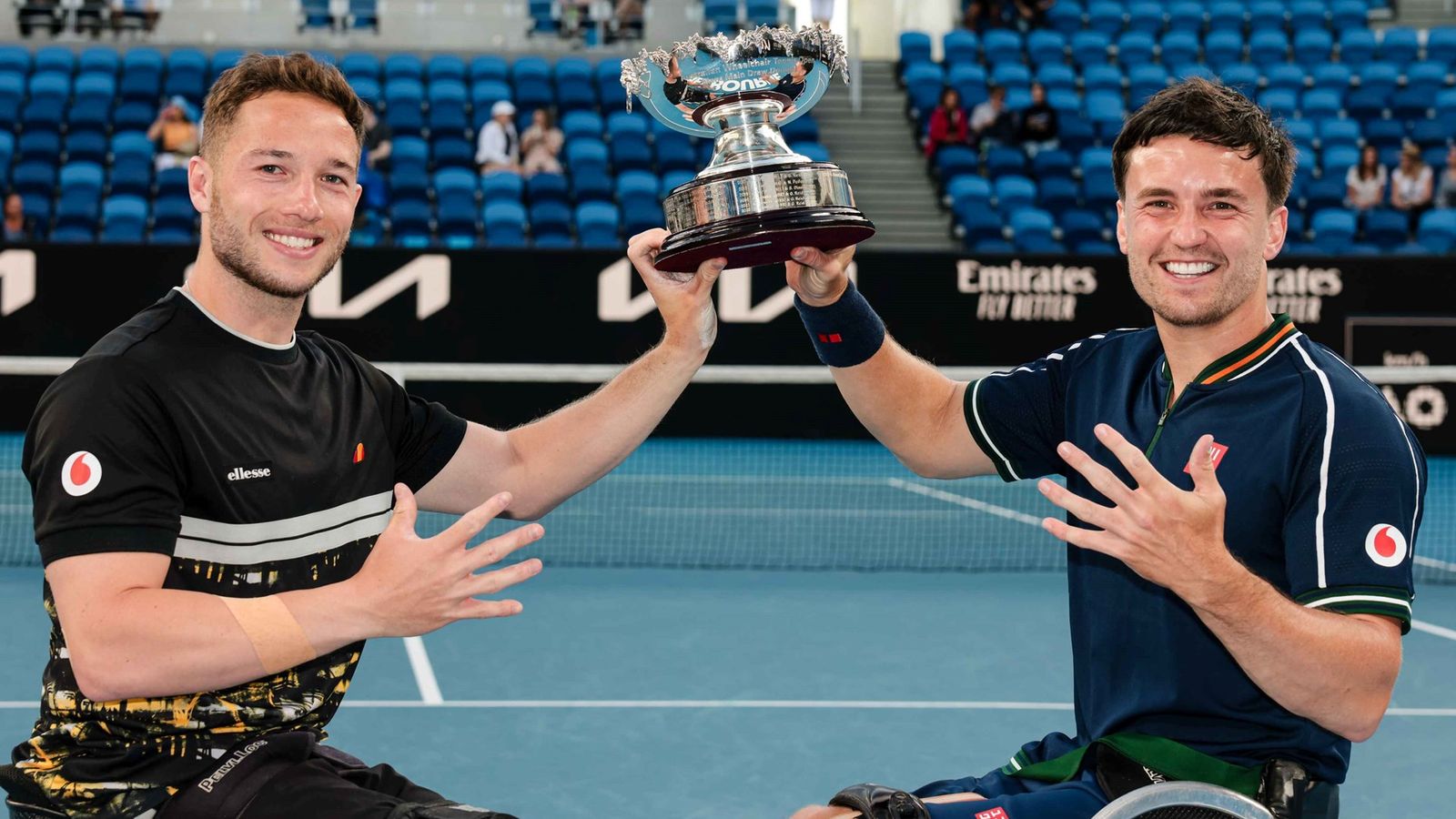 Australian Open: Alfie Hewett and Gordon Reid win fifth straight ...