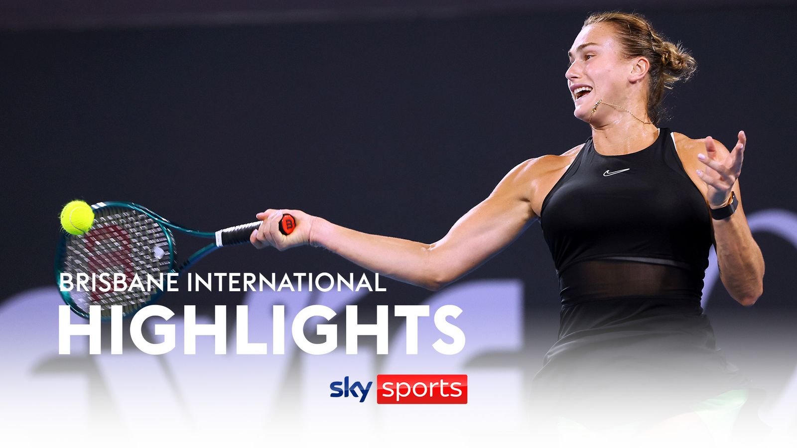 Highlights: Aryna Sabalenka dominant in win over Lin Zhu in Brisbane