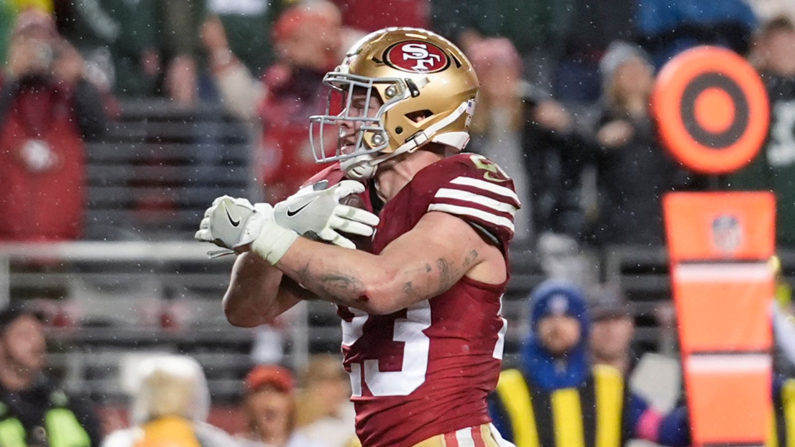 Green Bay Packers 21-24 San Francisco 49ers: Christian McCaffrey seals  thriller as 49ers reach NFC Championship Game | NFL News | Sky Sports