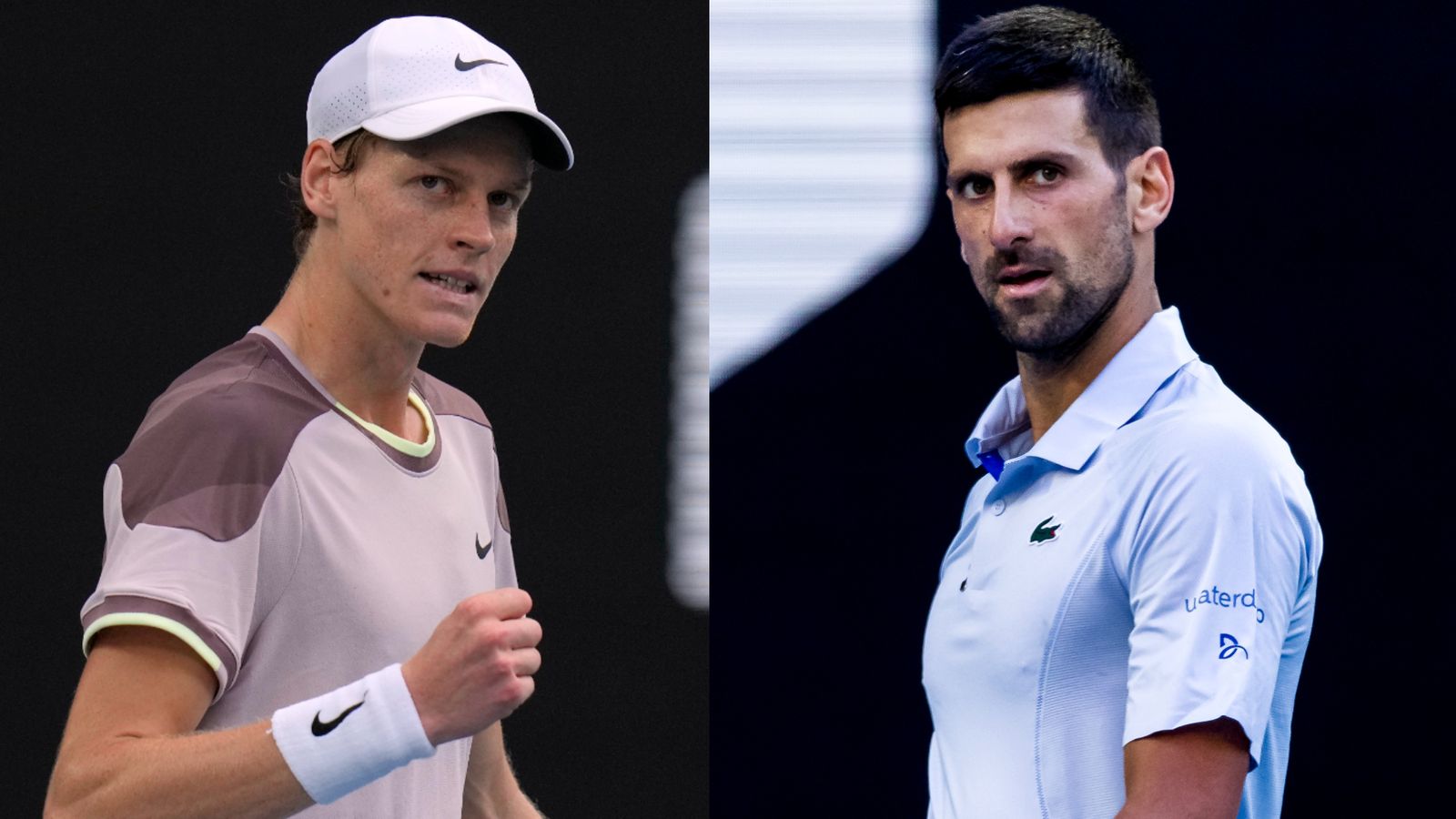Open d'Australie : Novak Djokovic rencontre Jannik Sinner en demi-finale et Daniil Medvedev affronte Alexander Zverev |  L'actualité du tennis