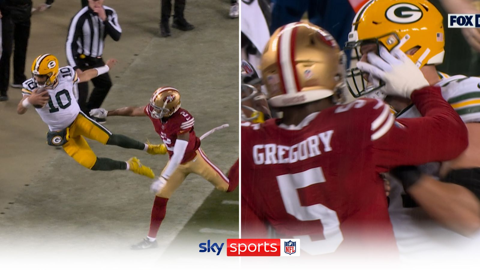 Tempers flare after Jordon Love is shoved out of bounds NFL News