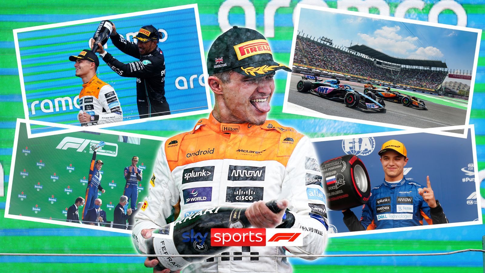 Lando Norris McLaren driver signs extended multiyear F1 deal to stay at team beyond 2025 as he