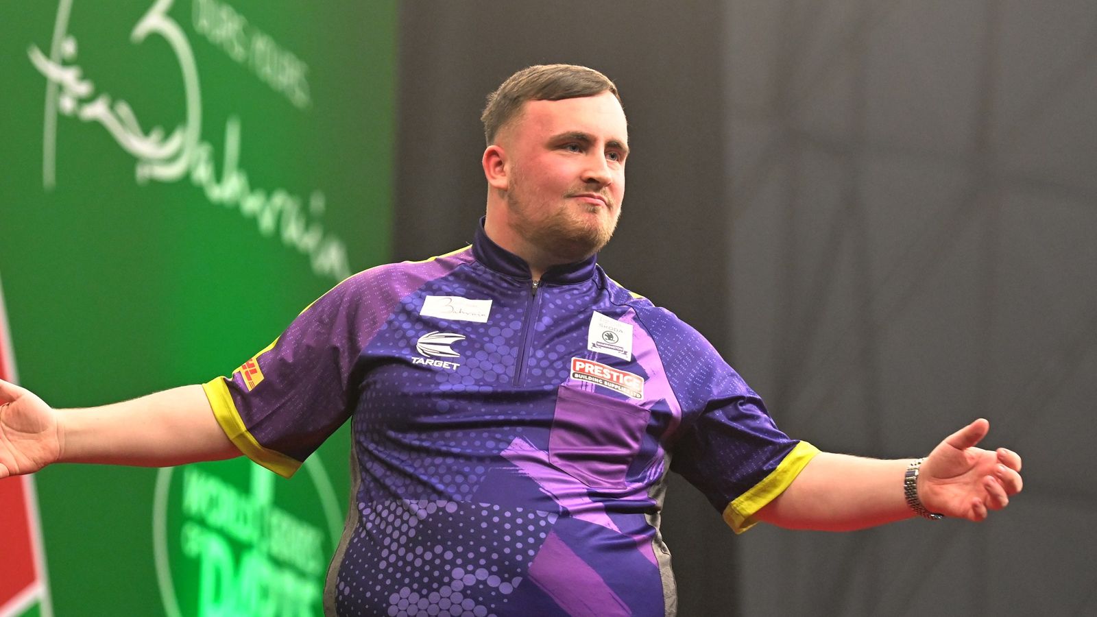 Luke Littler makes winning return in first match since World Darts