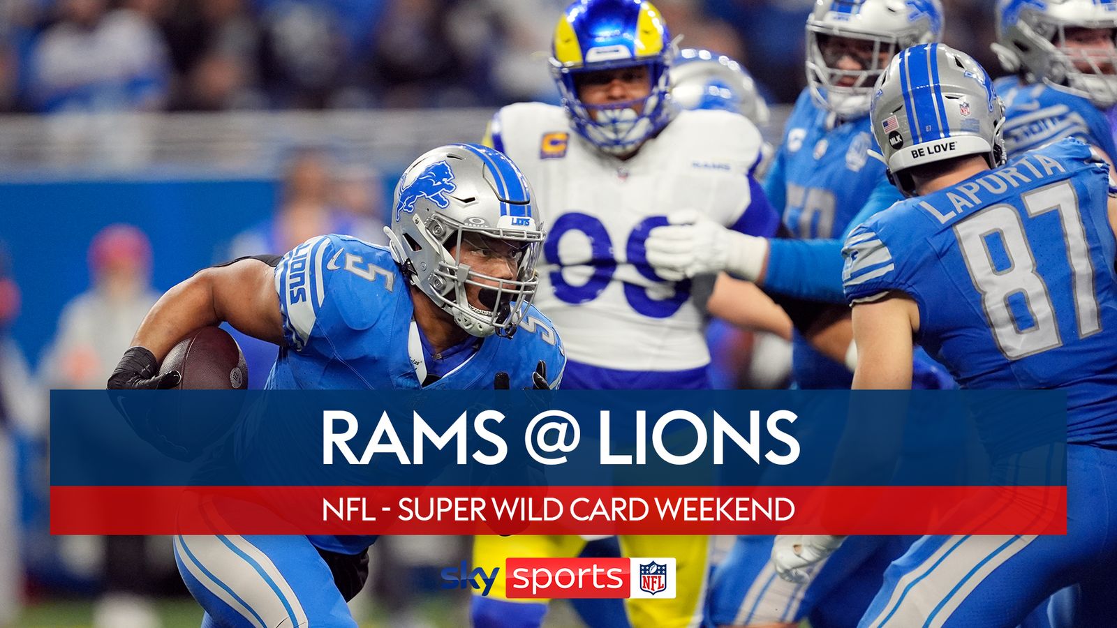 Detroit Rams Los Angeles Rams 23-24 Detroit Lions | NFL playoff highlights | NFL ...