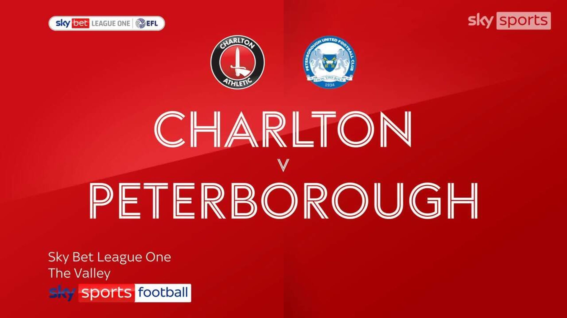 Charlton Athletic 1-2 Peterborough United