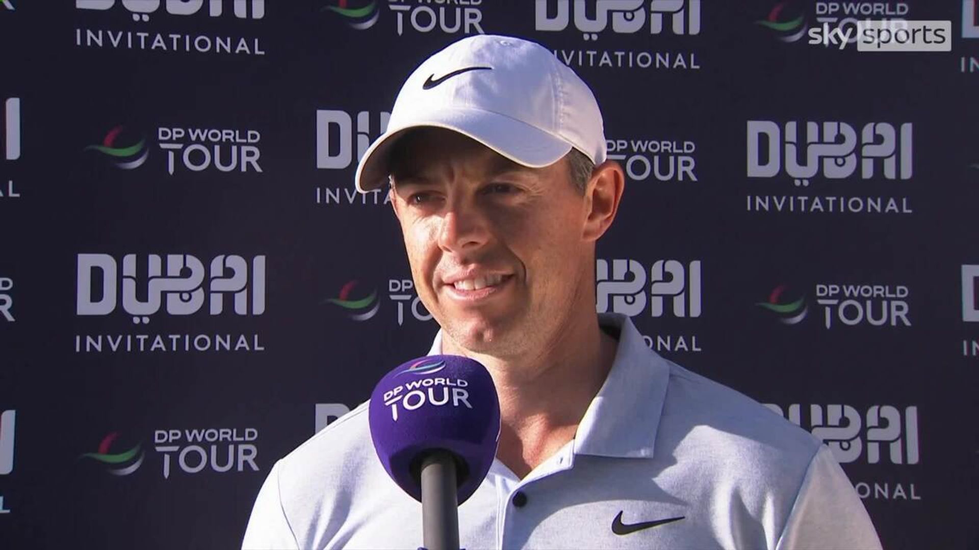 'I played 17 good holes' | McIlroy pleased with round despite quadruple-bogey
