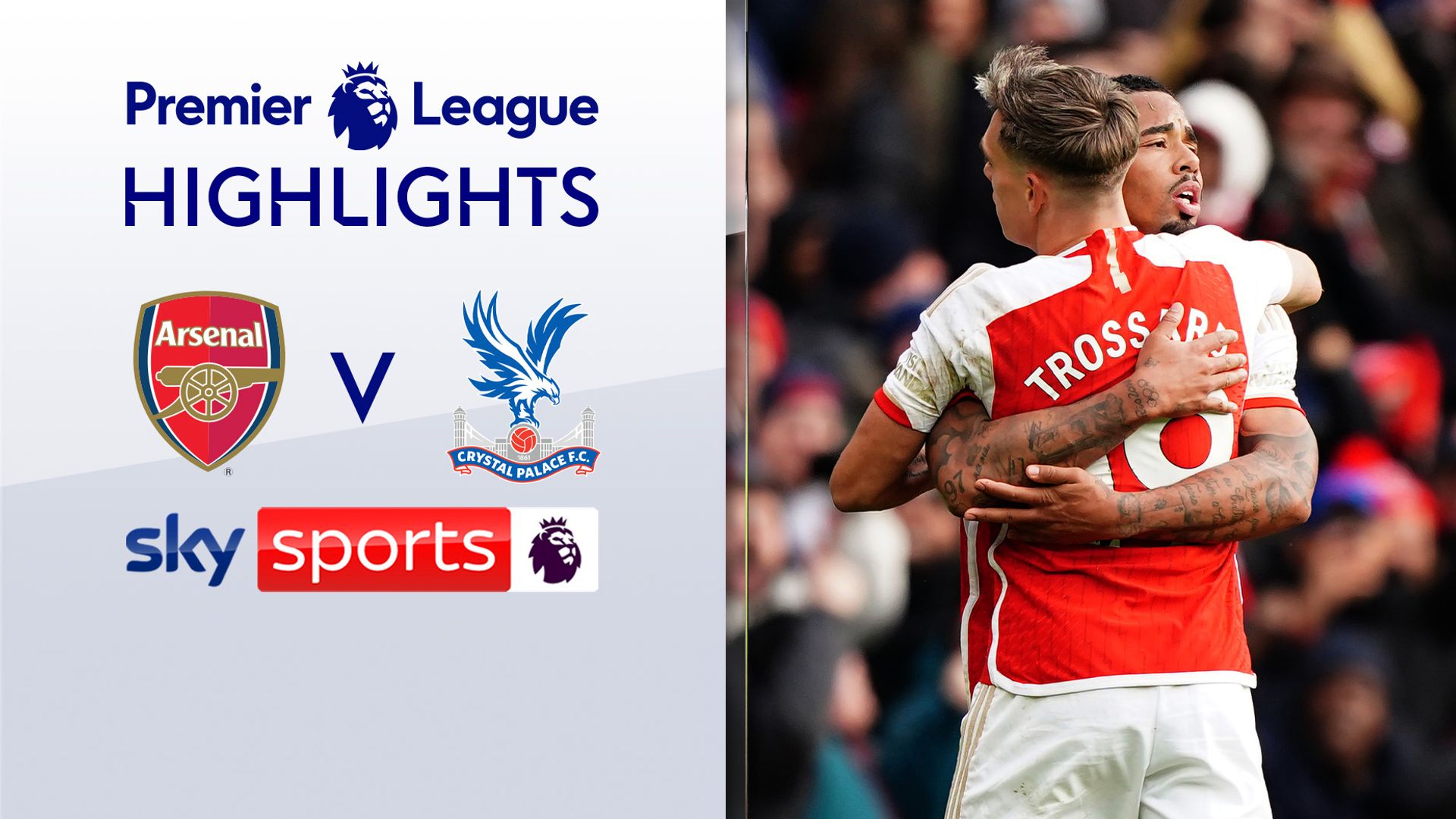 Dominant Arsenal hit five past Palace