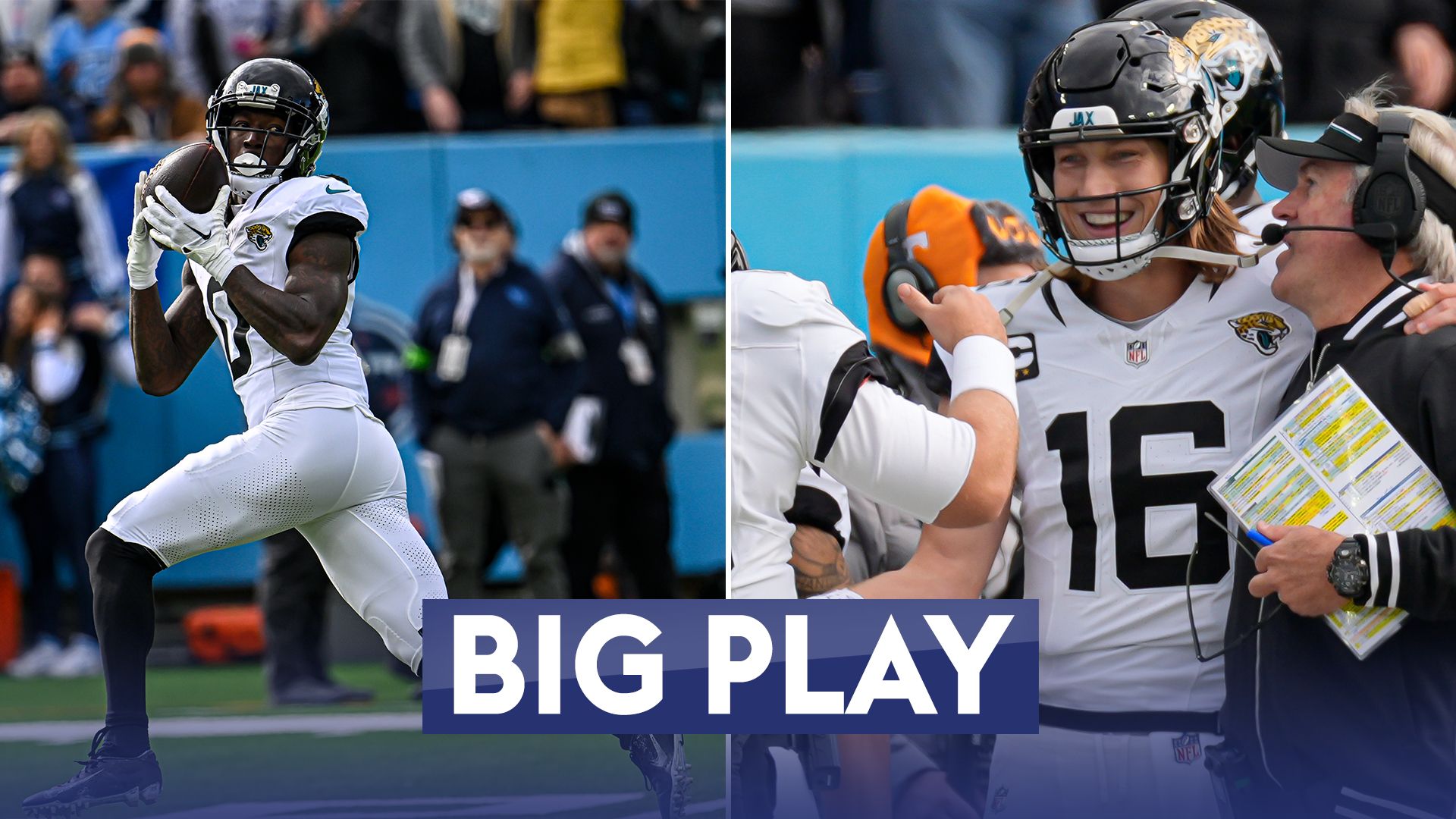 Lawrence's perfect pass finds Ridley for 59-yard TD