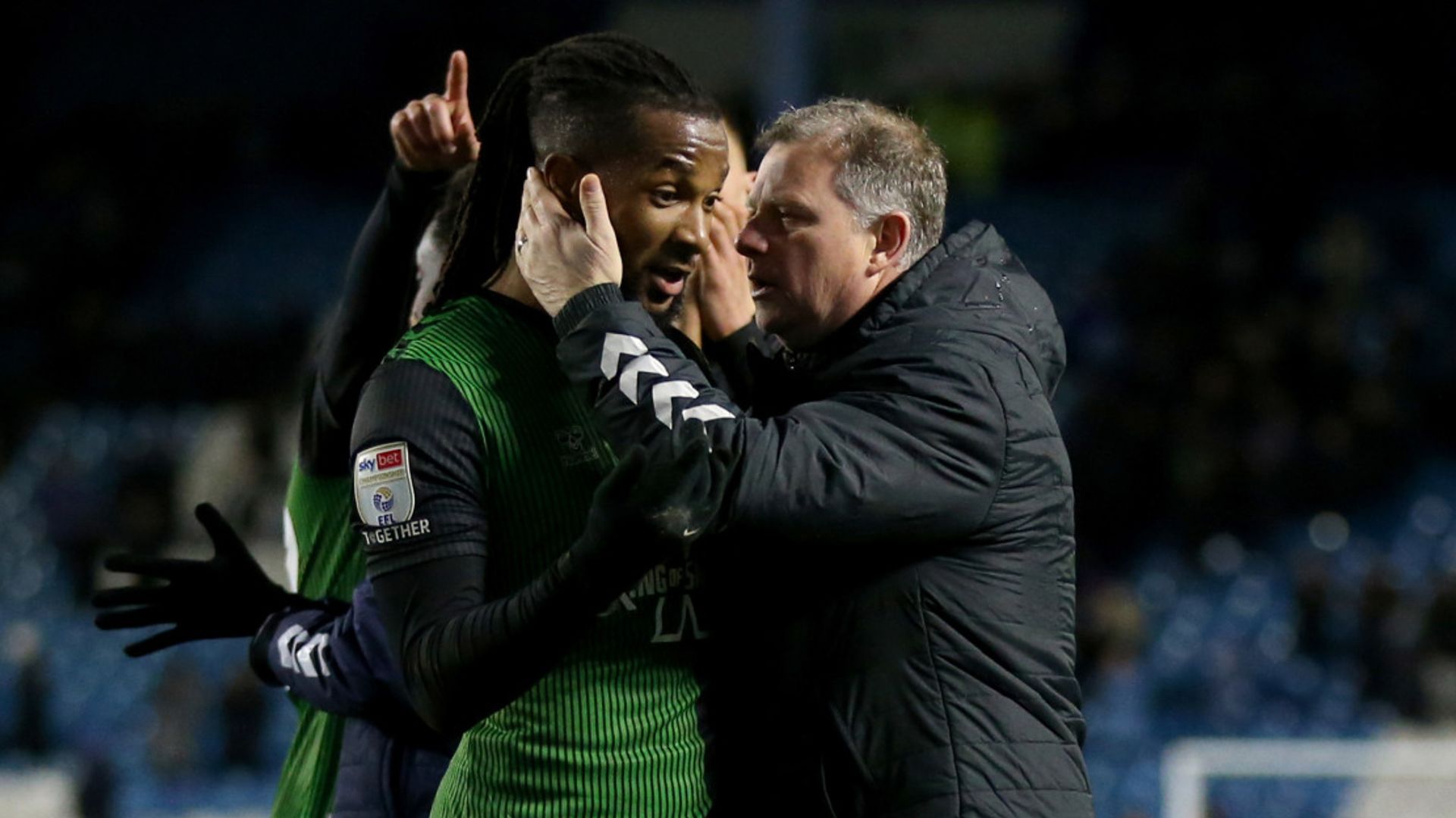 Coventry and Sheff Wed condemn alleged racist abuse aimed at Palmer