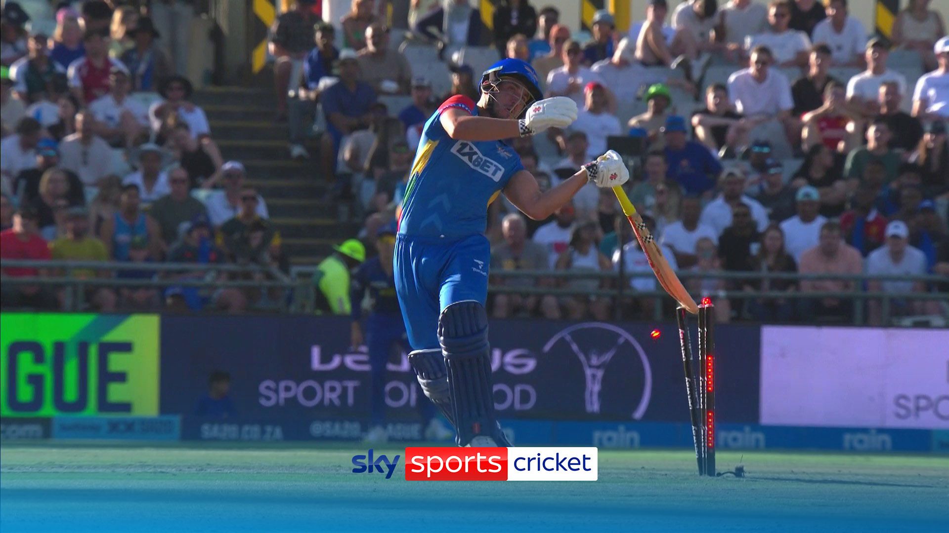 Stoinis smashes own stumps over! | 'I don't think I've seen that before!'