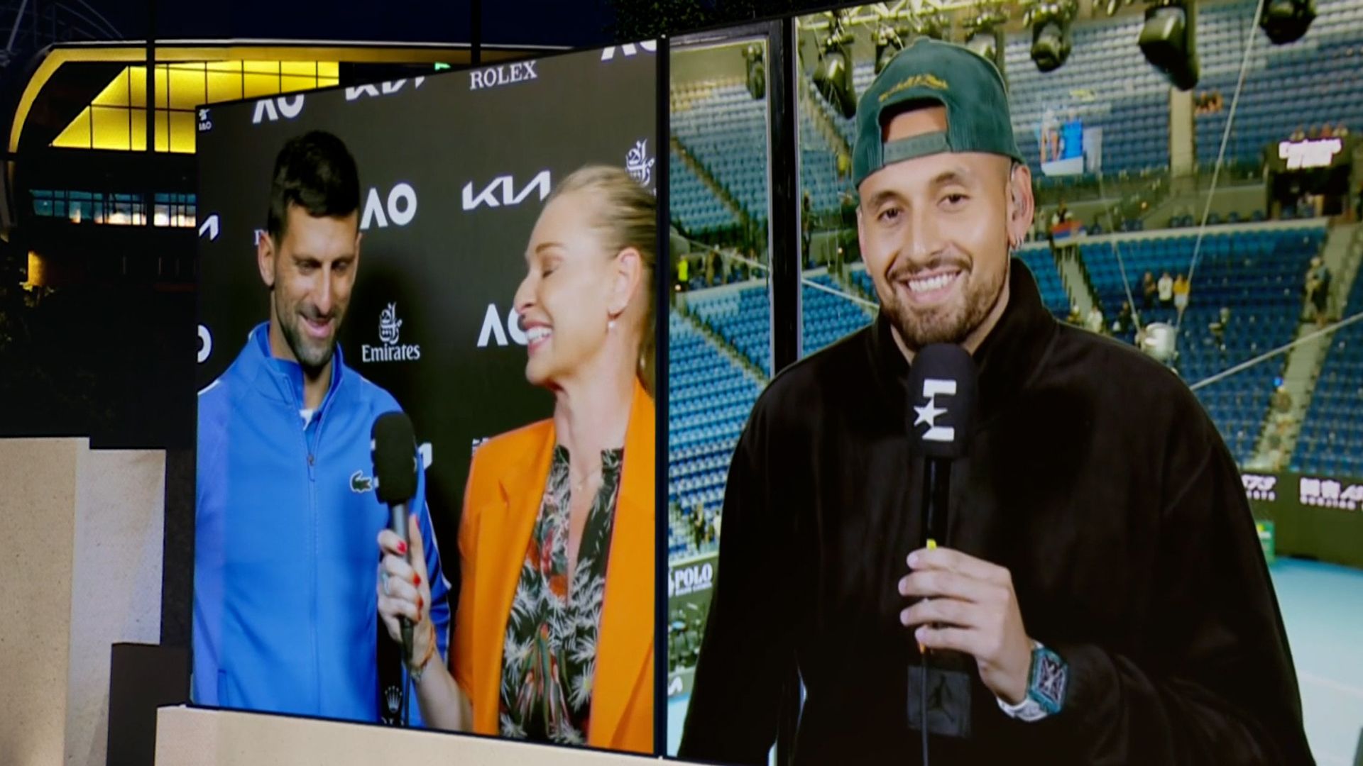 Kyrgios jokingly quizzes Djokovic: Why are you so mean to us Aussies?