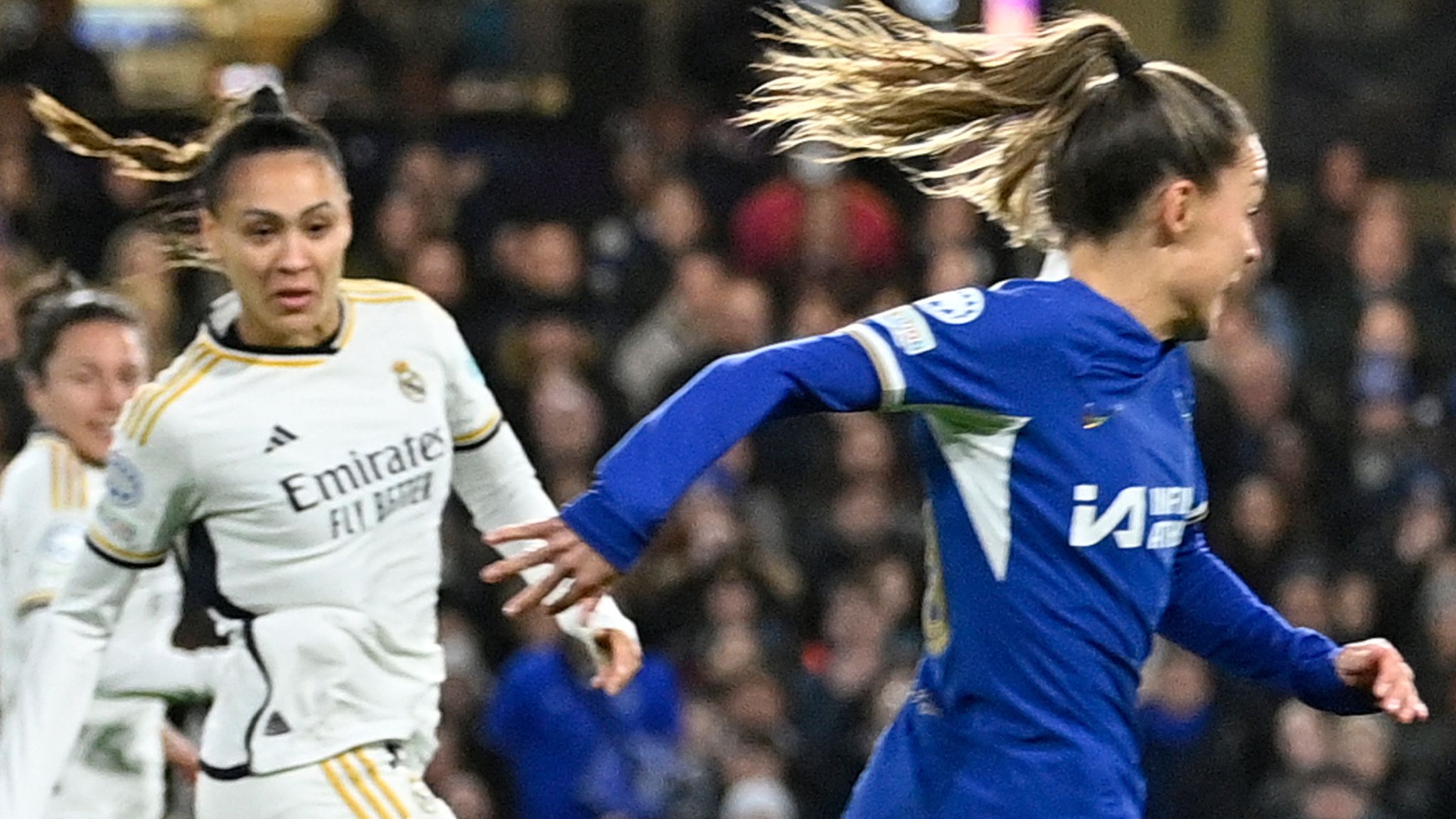 Chelsea 2-1 Real Madrid: Guro Reiten penalty and Mylene Chavas own goal ...