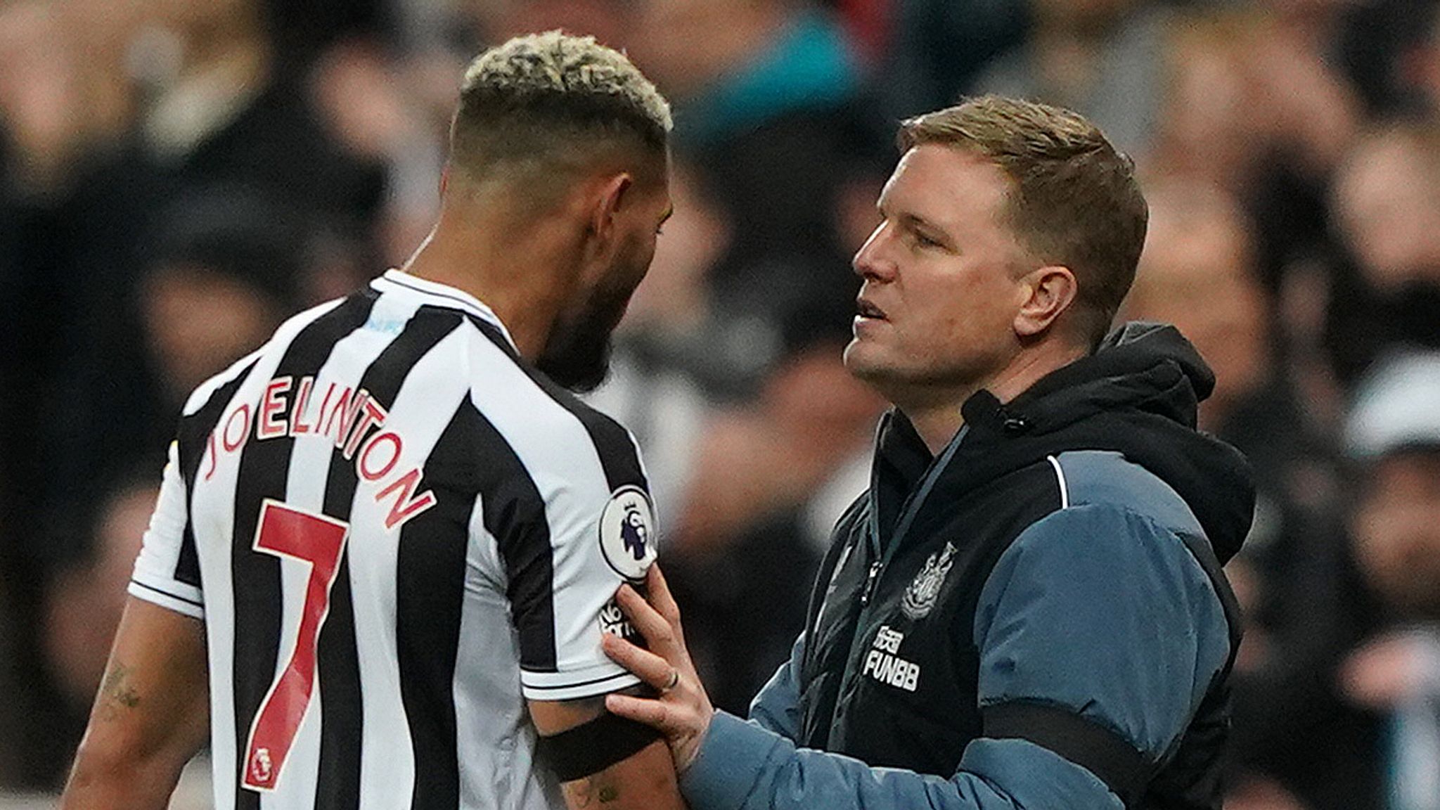 Newcastle: Eddie Howe says Joelinton could be sold this summer, with 18  months remaining on current deal | Football News | Sky Sports