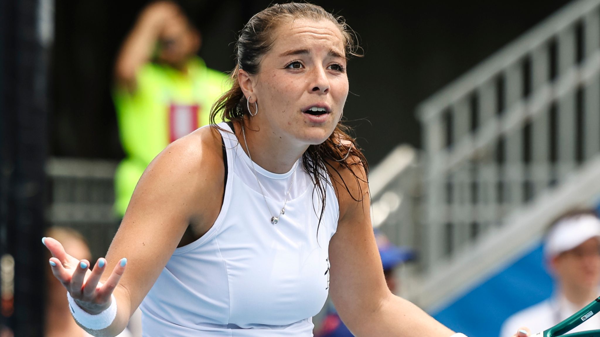 Australian Open: Jodie Burrage Takes Opening Set But Goes On To Lose ...