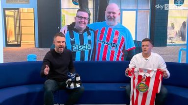 Sunderland fan Tom White refuses to wear Newcastle shirt... but donates to charity!