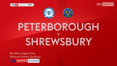 Peterborough 2-1 Shrewsbury