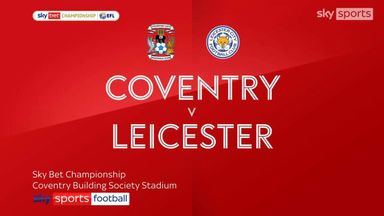 Coventry City 3-1 Leicester City