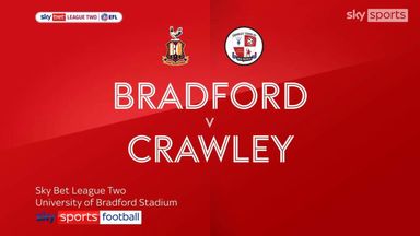 Bradford 2-4 Crawley
