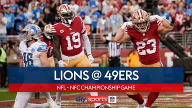 Lions blow 17-point lead as 49ers set up Super Bowl LIV rematch with Chiefs 