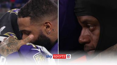 Jackson and Ravens visibly emotional after playoff exit