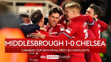 Highlights: Boro shock Chelsea in night to forget for Palmer