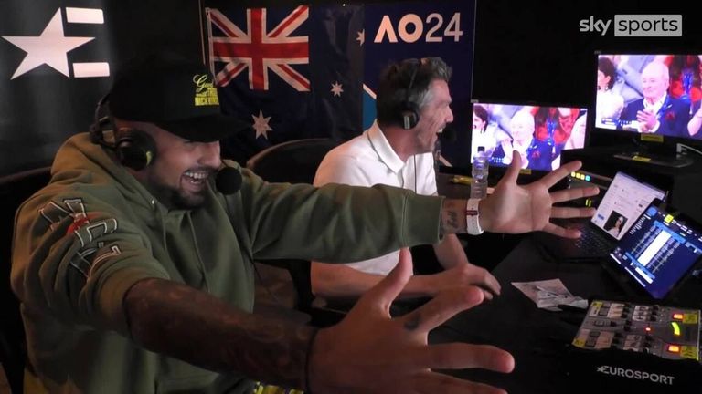 ‘Daniil Federer…. how are you?!’ | Nick Kyrgios commentates on the lads’s Australian Open last