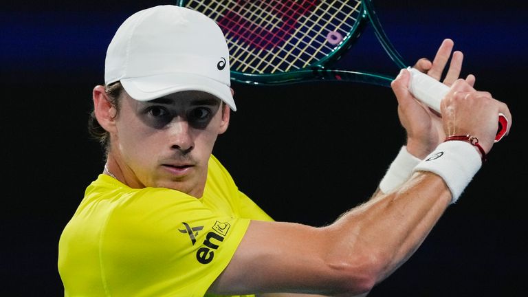 Australia's Alex de Minaur (Associated Press)