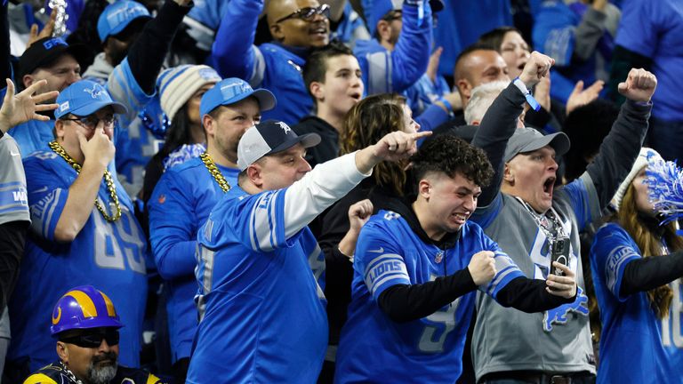 NFL pundit Peter King hailed the atmosphere at Ford Field as Detroit beat Los Angeles to secure their first victory in the NFL playoffs in 32 years.