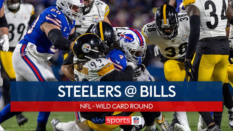 Highlights from the Pittsburgh Steelers against the Buffalo Bills in the NFL&#39;s Wild Card Round.