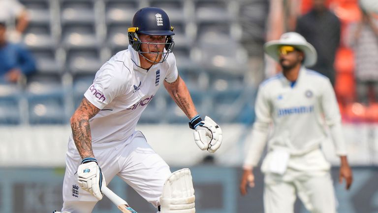 England's skipper Ben Stokes top-scored for his side with 70 off 88 deliveries