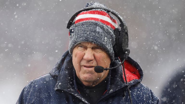 New England Patriots head coach Bill Belichick 