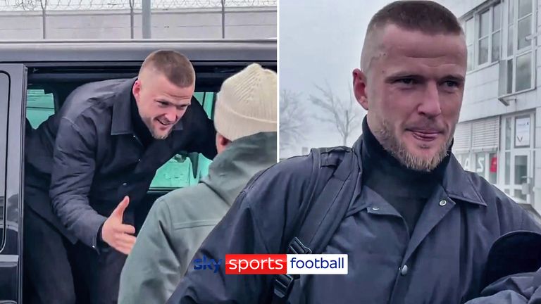 Eric Dier arrives in Munich after Tottenham agree deal with club