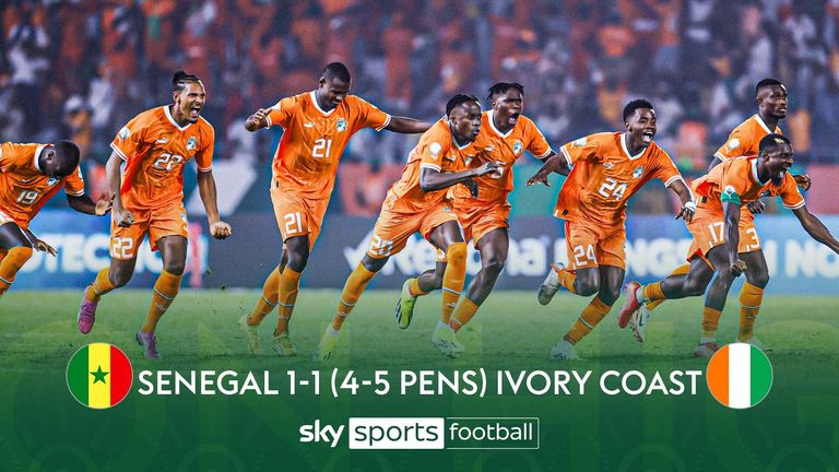 Senegal 1-1 (4-5 pens) Ivory Coast highlights