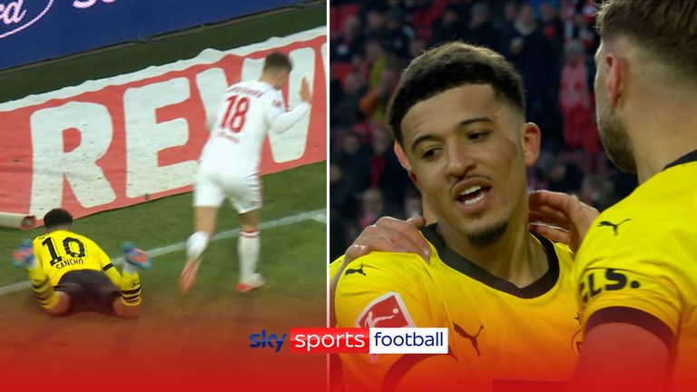 JADON SANCHO WINS PEN FOR DORTMUND AGAINST COLOGNE THUMB 