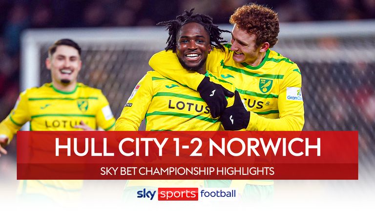 Highlights of the Sky Bet Championship match between Hull City and Norwich City.