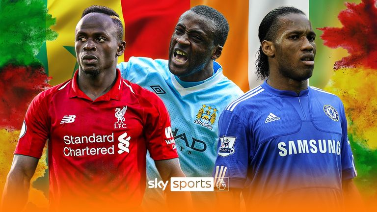 A look at some of the best goals scored by African players in the Premier League including screamers from Tony Yeboah, Sadio Mane and Didier Drogba.